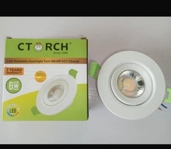SPOT LED A 3 COULEURS CTORCH-DONWLIGHT ROTATIF A CHANGEMENT DE COULEUR