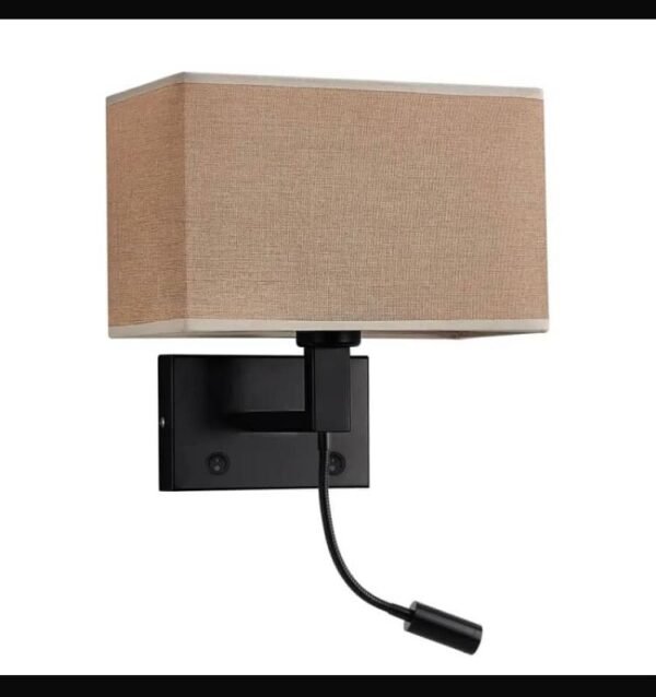 APPLIQUE MURALE MODERNE AVEC LISEUSE-LUMINAIRE DOUBLE POUR CHAMBRE D'HOTEL OU SALON