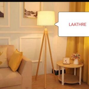 LAMPE DE COIN SCANDINAVE-LAMPE A PIED AVEC ABAT-JOUR EN TISSU