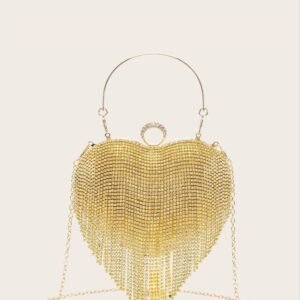 Sac à Main Jaune Vif - Bandoulière Large & Chaîne Dorée Tendance