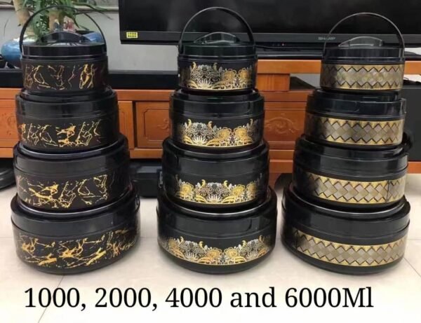 Ensemble de Boîtes Isolantes Luxe - Gardez Vos Plats au Chaud avec Élégance