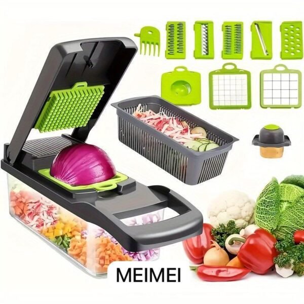 Hachoir multifonctionnel MEIMEI pour légumes et fruits