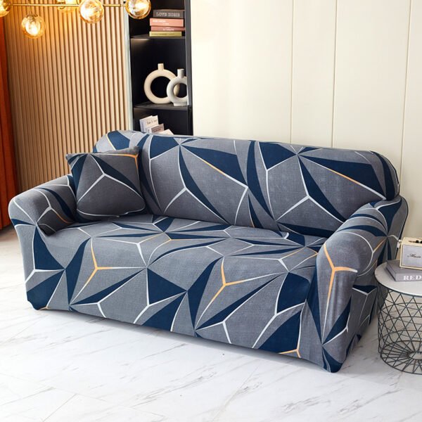 Housse de Canapé d'Angle Extensible - Motif Géométrique Moderne – Image 8