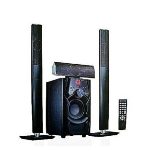 Système de son multimédia noir - Immersion sonore avec basses puissantes et télécommande