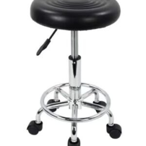 Tabouret de Travail à Roulettes et Hauteur Réglable - Siège Pivotant pour Bureau, Salon ou Cabinet