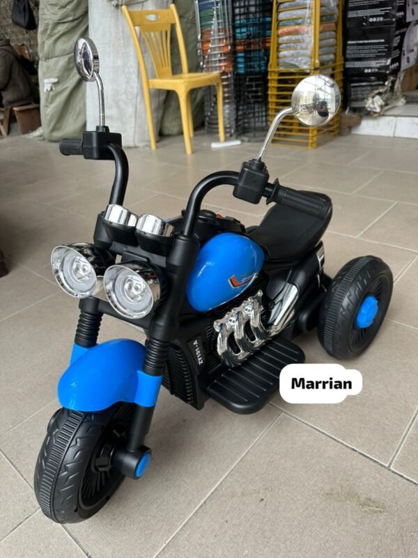 Moto Électrique pour Enfant Marrian - Porteur 3 Roues avec Musique et Lumières – Image 2