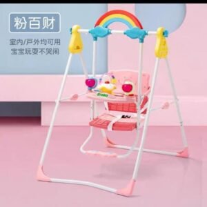 Balançoire pour Bébé - Jouet Musical et Lumineux pour Intérieur et Extérieur
