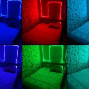Ruban LED 10 m RVB - Éclairage d'ambiance à couleurs changeantes pour chambre