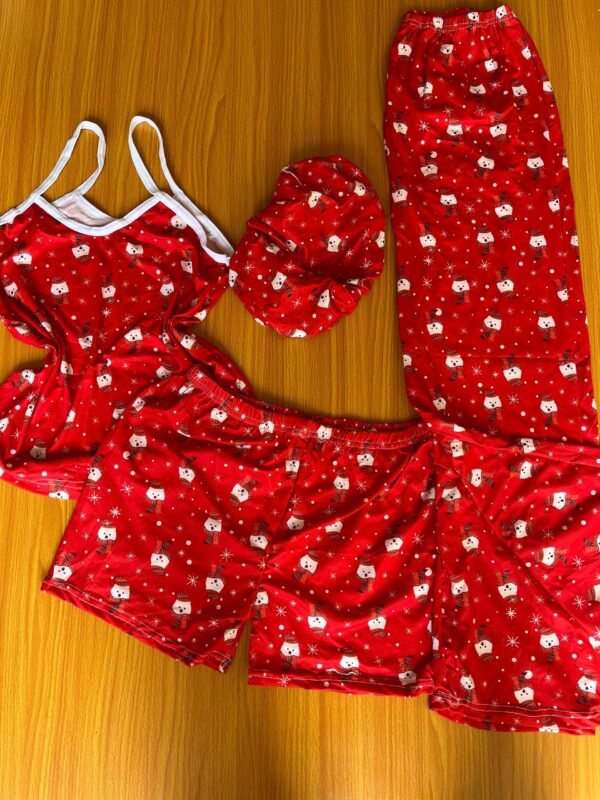 Pyjama 4 pièces - Ensemble de nuit polyvalent pour toutes les saisons – Image 7