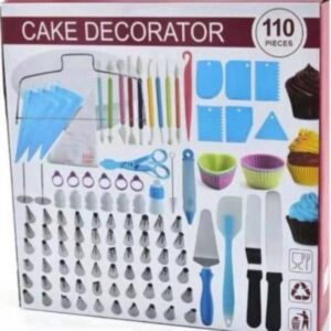 Kit de Décoration de Gâteaux 110 Pièces - Ensemble Complet pour Pâtisserie | Outils pour Cupcakes et Glaçage