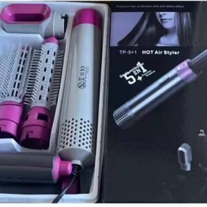 Kit brosse sèche-cheveux 5 en 1, séchage, lissage et coiffage professionnel