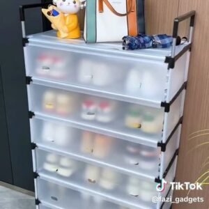 Porte-Chaussures avec Couvercle FAZI GADGETS - Étagère de Rangement Modulaire