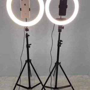 Anneau Lumineux de Studio avec Trépied - Kit Ring Light LED Professionnel pour Vlogging et Maquillage