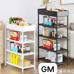 Étagère de rangement de cuisine à 5 niveaux - Design portable et multifonctionnel