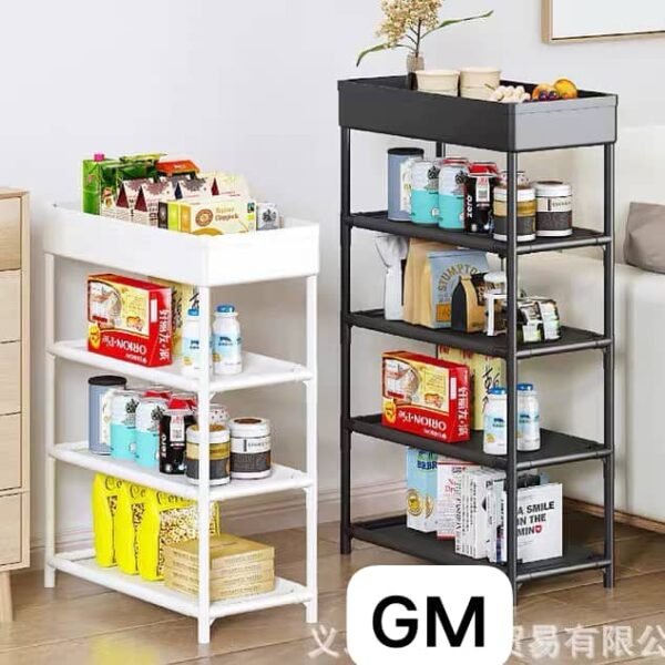 Étagère de rangement de cuisine à 5 niveaux - Design portable et multifonctionnel