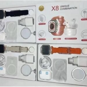 Coffret X8 Unique Combination - Montre connectée, écouteurs sans fil et chargeurs