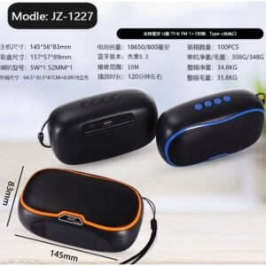 Enceinte Bluetooth portable JZ-1227 - Son puissant et longue autonomie
