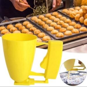 Distributeur de pâte avec poignée pour crêpes et gâteaux