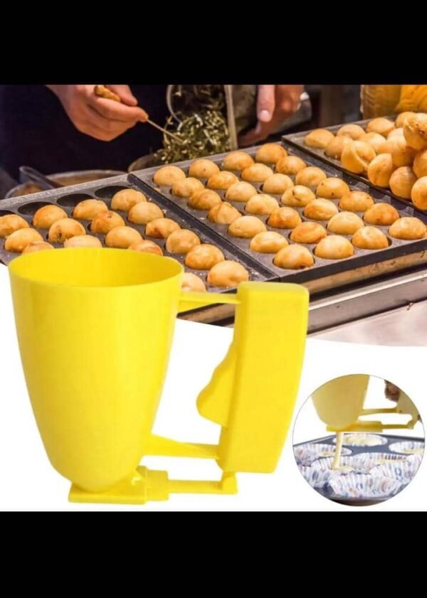 Distributeur de pâte avec poignée pour crêpes et gâteaux