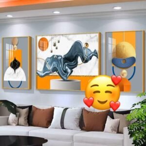 Tableaux muraux modernes avec design 3D et ginkgo