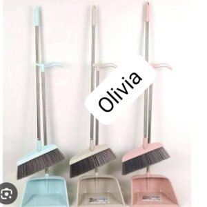 Ensemble Balai et Pelle à Poussière - Balai de Ménage Poils Souples avec Manche Long et Pelle