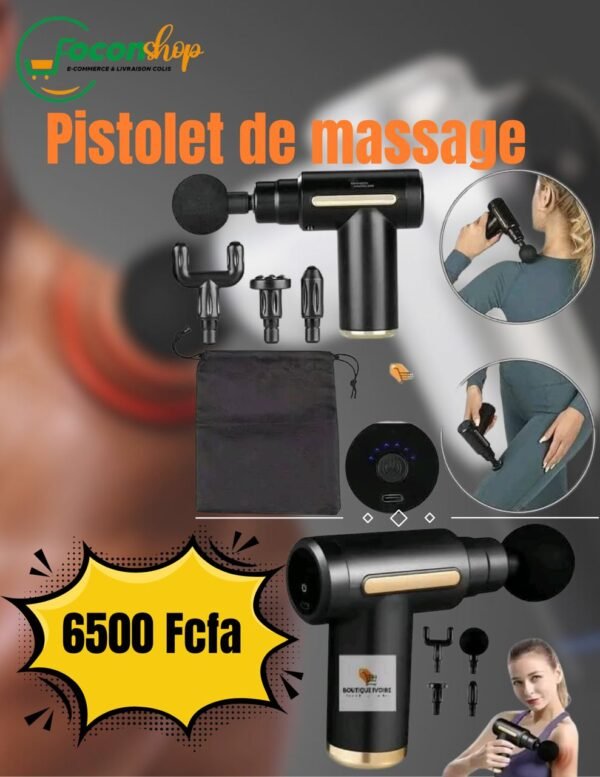 Pistolet de massage par percussion portable