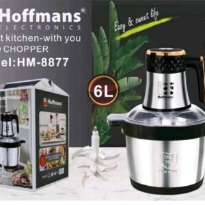 Hachoir Électrique Hoffmans 1200W – Robot Culinaire 6L en Inox pour Viande et Légumes