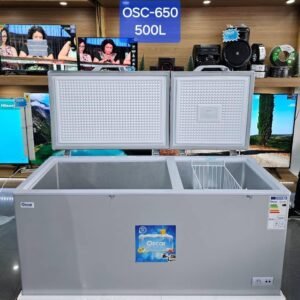 Congélateur coffre double porte OSCAR OSC-650 - 500L de capacité pour un stockage professionnel