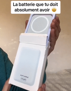 Chargeur portable sans fil MagSafe pour iPhone - Batterie externe magnétique