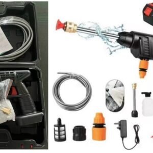 Nettoyeur Haute Pression Sans Fil 48V | Pistolet de Lavage Portable Rechargeable | 2 Batteries Incluses | Voitures, Sols, Jardins