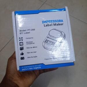 Imprimante d'Étiquettes Portable Bluetooth PT-260 BT | Compacte, Compatible Windows, Longue Durée
