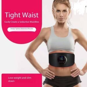 Ceinture de Stimulation Électrique Abdominale | EMS, Massage Vibratoire, Amincissement 'Tight Waist
